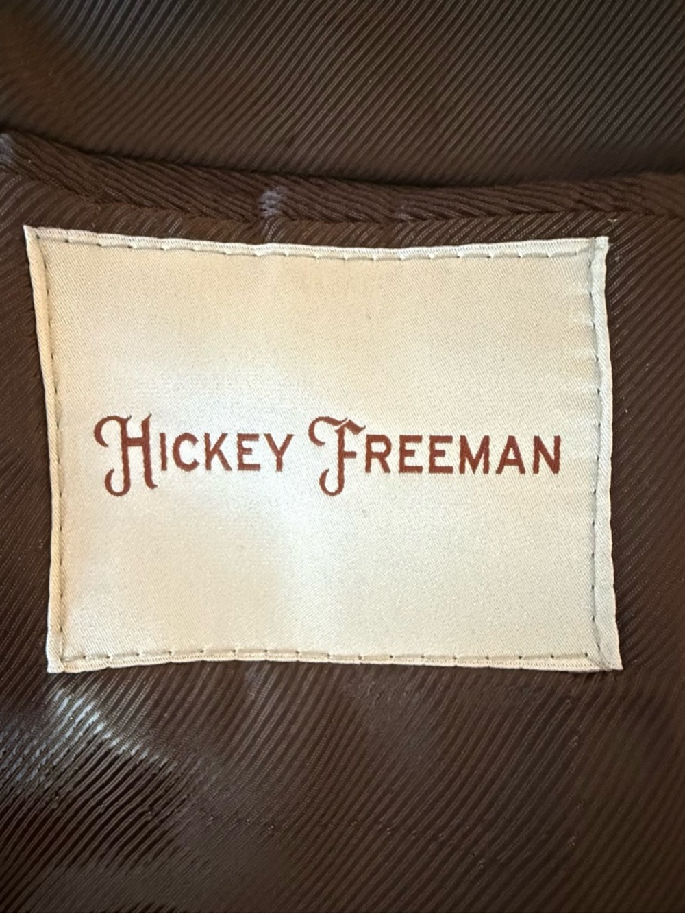 Hickey Freeman Dark Brown Sport Coat 44R | Luxury Tailored Blazer | Two Button - Picture 9 of 9